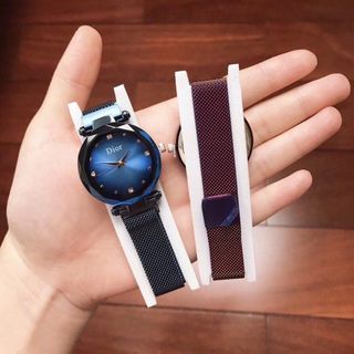 Đồng hồ nữ DIORSS đồng hồ dây kim loại