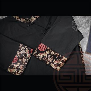 CHẤT Áo dài cách tân shanghai thời trang tay lỡ tà UNISEX