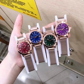 Đồng hồ nữ Burberryyy Đồng hồ dây kim loại nam châm