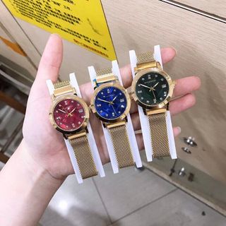 Đồng hồ nữ Burberryyy Đồng hồ dây kim loại nam châm