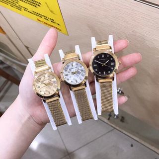 Đồng hồ nữ Burberryyy Đồng hồ dây kim loại nam châm