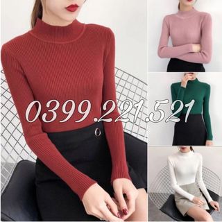 Áo len gân giữ nhiệt