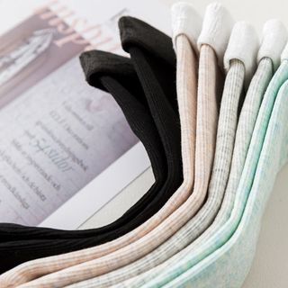 Tất kẻ sọc dầy nhung