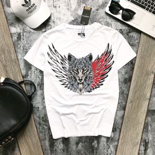 Áo thun nam cổ tròn hoạ tiết