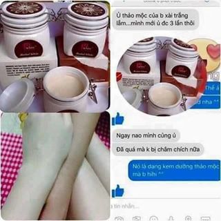 Kem ủ Trắng Thảo mộc tặng kèm sữa tắm