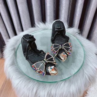 giày búp bê đính đá cao cấpj