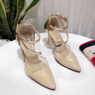 giày cao gót mũi nhọn bít gót