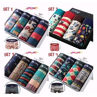 set 4 quần boxer