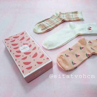 TẤT HỘP CARAMELLA 3 đôi