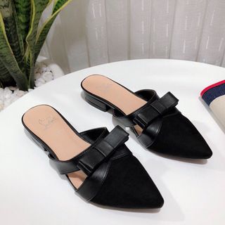dép suc nơ da xịn