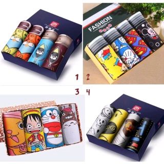 set 4 quần boxer hoạt hình