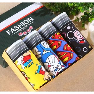 set 4 quần boxer hoạt hình