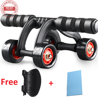 con lăn 4 bánh kèm thảm và chặn