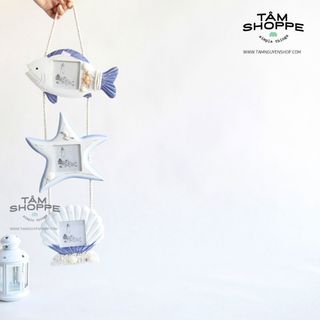 Chia sẻ Khung ảnh dây treo phong cách biển No5