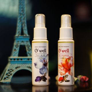 Nước Hoa Khử Mùi Giầy Dép Mũ Bảo Hiểm Owell Hương Quế 60ml