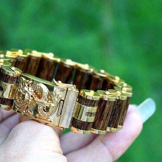 sánh chìm tự nhiên bọc vàng 24k