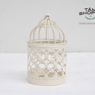 Chân nến sắt vintage lồng chim họa tiết Mini giá sỉ