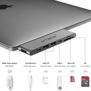 USB-C Hub ANNBOS 7 cổng NN-A028KH7- Sản phẩm nhập từ Mỹ