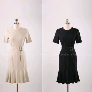 ĐẦM BODY ĐUÔI CÁ DÂY THẮT EO DUYÊN DÁNG
