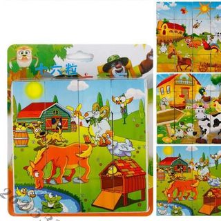 Ghép hình lập phương 3D 16 miếng