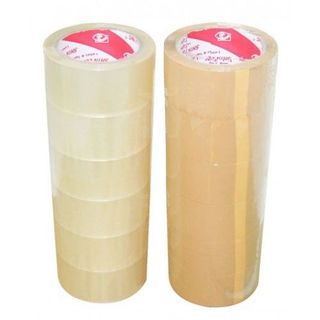 6 Cuộn Băng Keo Dán Thùng Carton 200 Yard