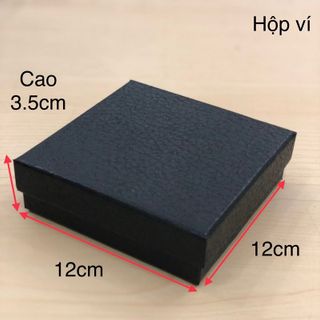 hộp đựng ví đựng bóp giả da 12x12x35