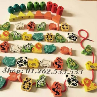 Xâu hạt gỗ- Rèn luyện kỹ năng