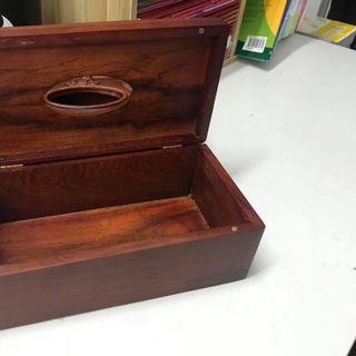 Hộp giấy ăn gỗ hương