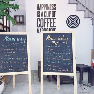 Bảng đen Menu viết phấn có chân dựng