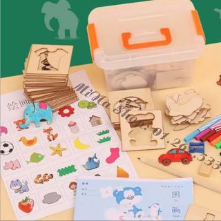Bộ Khuôn vẽ tranh 50 chi tiết