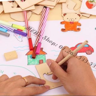 Bộ Khuôn vẽ tranh 50 chi tiết