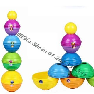 Tháp Cốc học to nhỏ xếp chồng