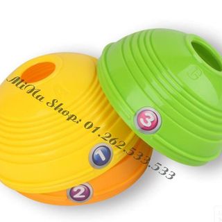 Tháp Cốc học to nhỏ xếp chồng