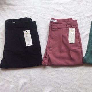 Quần Baggy màu gấu lệch chất tuyết mưa