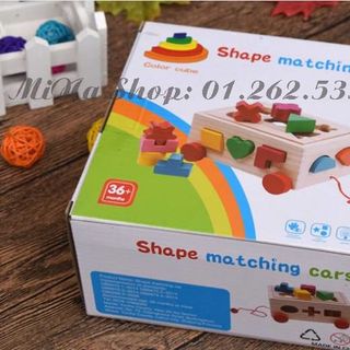 Bộ thả hình khối xe ô tô