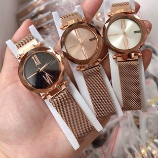 ĐỒNG HỒ NỮ GUCCII NAM CHÂM MẶT KIM TUYẾN 150K