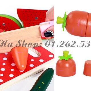 Bộ cắt ghép rau củ quả 15 chi tiết