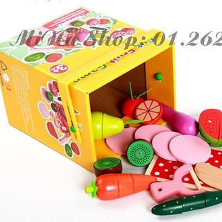 Bộ cắt ghép rau củ quả 15 chi tiết
