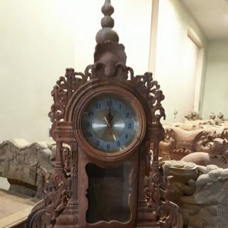 Đồng hồ cây mini gỗ hương