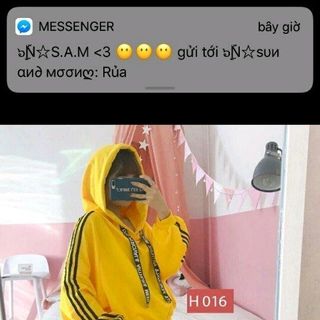 Hoodie chạy sọc tay dây nón