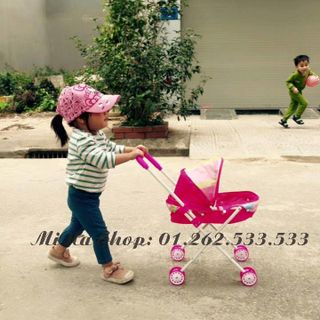 Đồ chơi xe đẩy búp bê cho bé