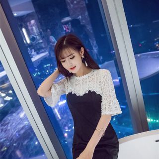 Váy đầm giá sỉ - Đầm váy giá sỉ - Giá bán buôn - Đầm ren xòe chữ a công sở dạo phố dự tiệc giá buôn giá rẻ mới nhất
