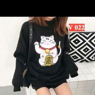 Sweater mèo thần tài