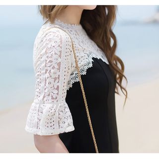 Váy đầm giá sỉ - Đầm váy giá sỉ - Giá bán buôn - Đầm ren xòe chữ a công sở dạo phố dự tiệc giá buôn giá rẻ mới nhất