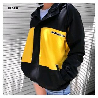 Khoác dù 2 lớp thêu