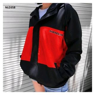 Khoác dù 2 lớp thêu
