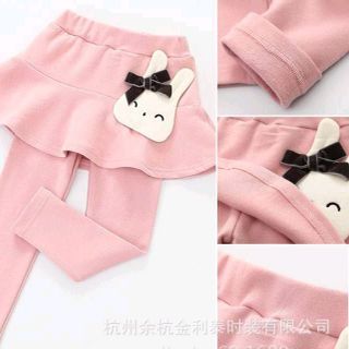 QUẦN LEGGING LIỀN VÁY ĐÍNH THỎ Hàng sẵn