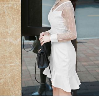 Váy đầm giá sỉ - Đầm váy giá sỉ - Giá bán buôn - Đầm ren ôm body đuôi cá công sở dạo phố dự tiệc giá buôn giá rẻ mới nhất