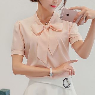 Áo Nữ giá sỉ - bán buôn áo nữ - chuyên cung cấp phân phối sỉ áo nữ - nguồn hàng áo nữ áo sơ mi thắt nơ giá buôn giá rẻ mới nhất