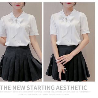 Áo Nữ giá sỉ - bán buôn áo nữ - chuyên cung cấp phân phối sỉ áo nữ - nguồn hàng áo nữ áo sơ mi thắt nơ giá buôn giá rẻ mới nhất
